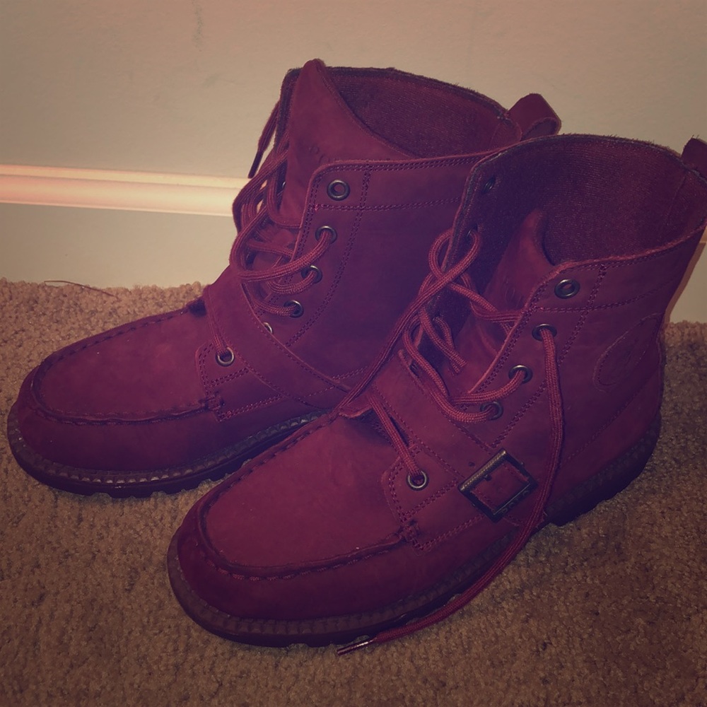 Polo burgundy boots